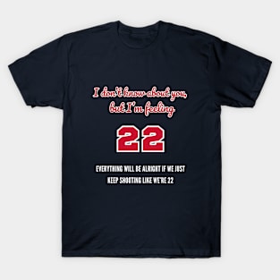 Caitlin Clark Feeling 22 Indiana Fever Taylor Swift T-Shirt